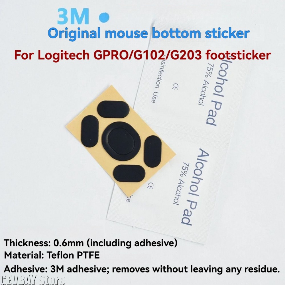 Logitech Mouse G203 - 2ets Skates Pad Muis Voeten Muis