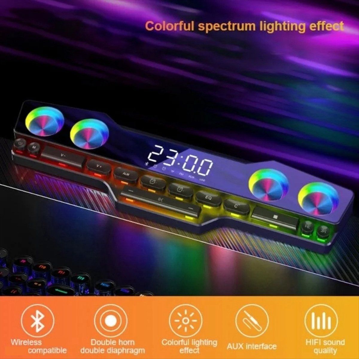 DTC5 V18 Dazzle Colour Speaker - Gaming Accessories Led recensie en prijs