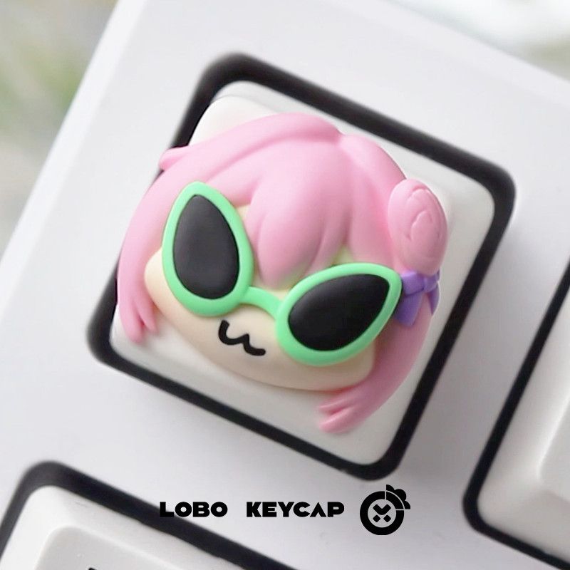 Schattig roze haar anime meisj - Gaming Accessories Pink recensie en prijs
