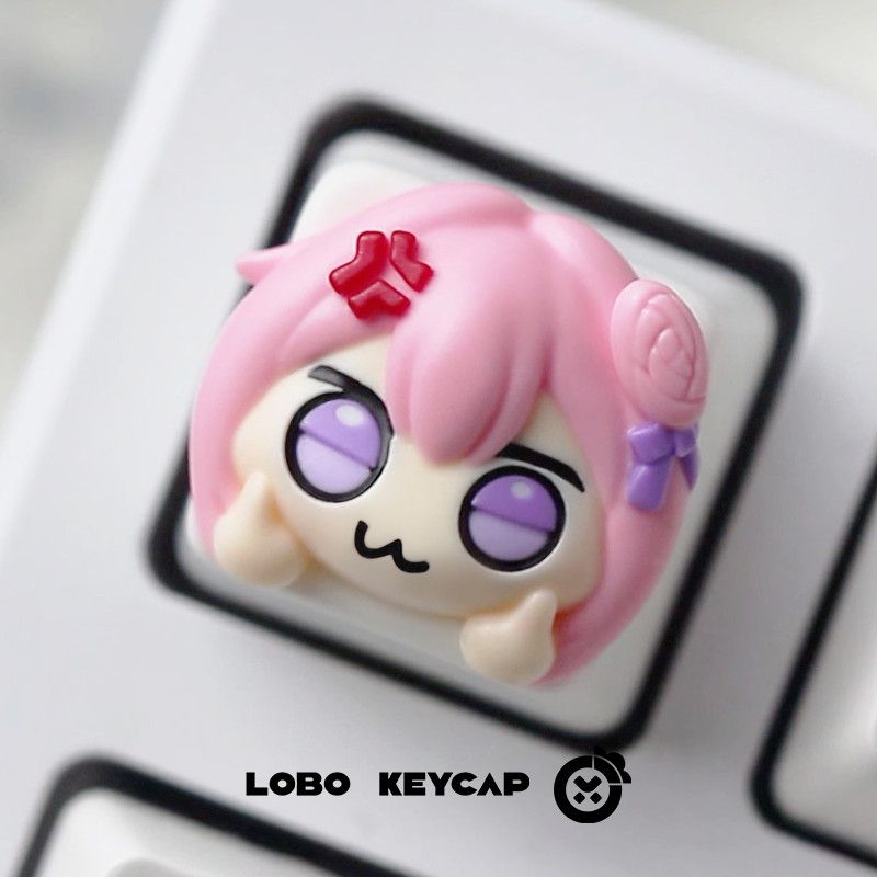 Schattig roze haar anime meisj - Gaming Accessories Pink recensie en prijs