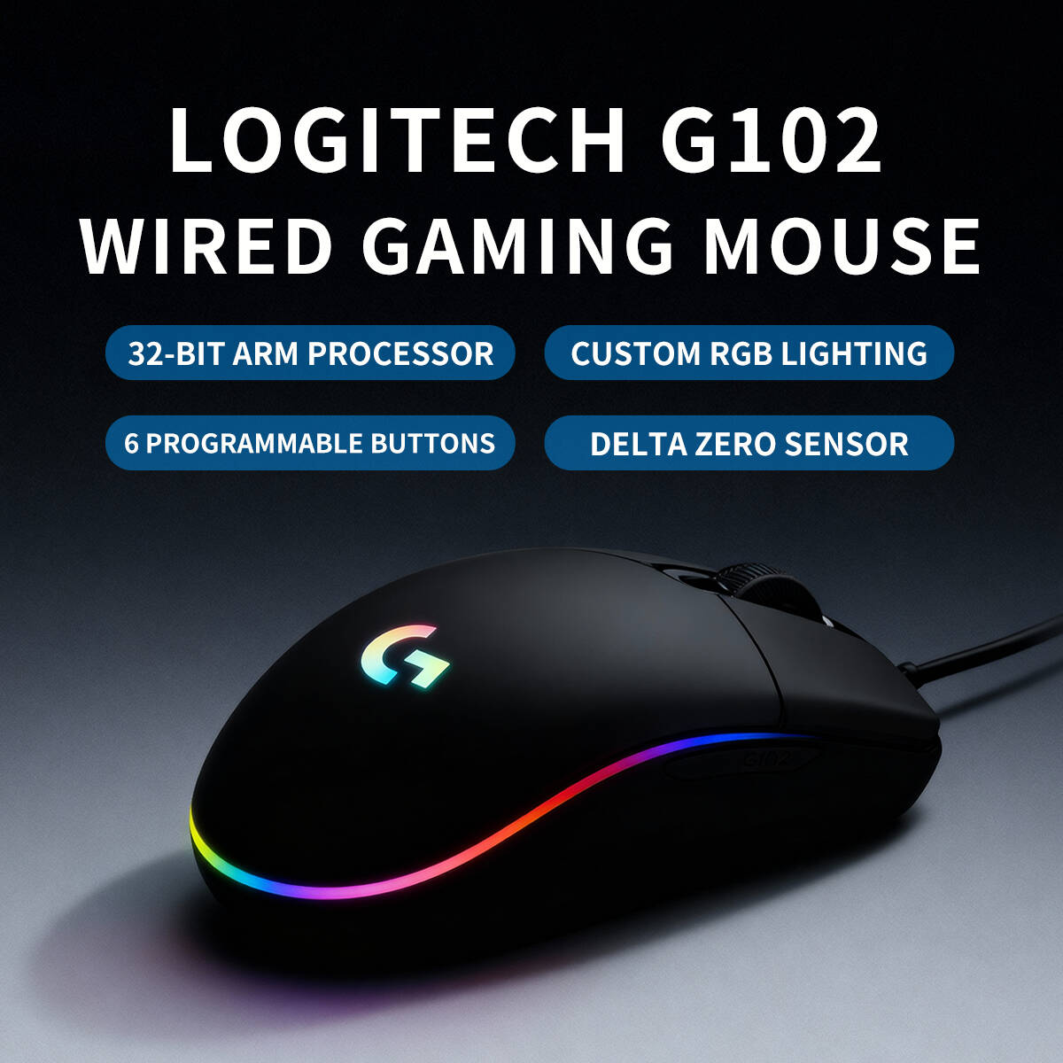 G102 Logitech G203 muis, Light - Logitech Mouse G203 recensie en prijs