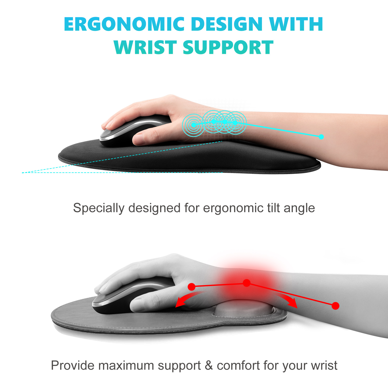 Ergonomische muismat met polss - Gaming Accessories On Sale recensie en prijs