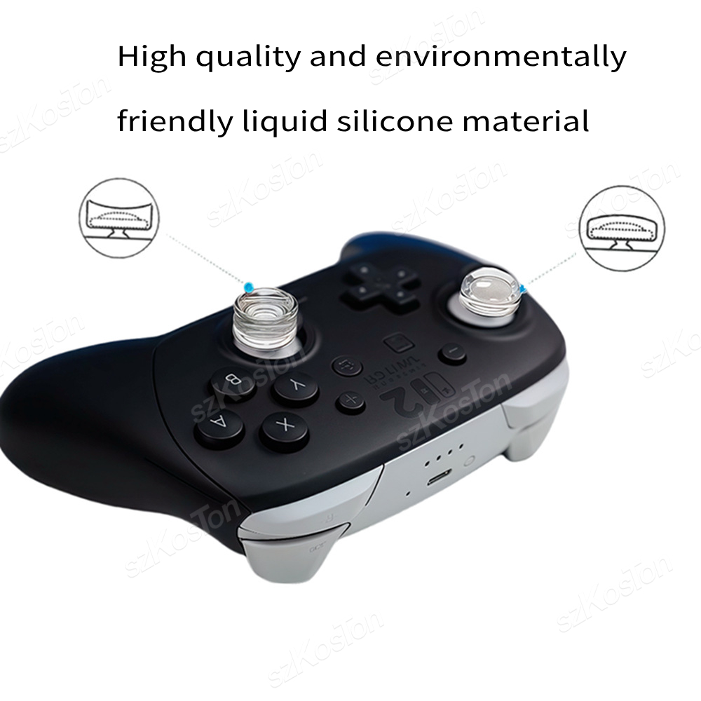 Doorzichtige duimgrepen Caps v - Gaming Accessories Nintendo recensie en prijs