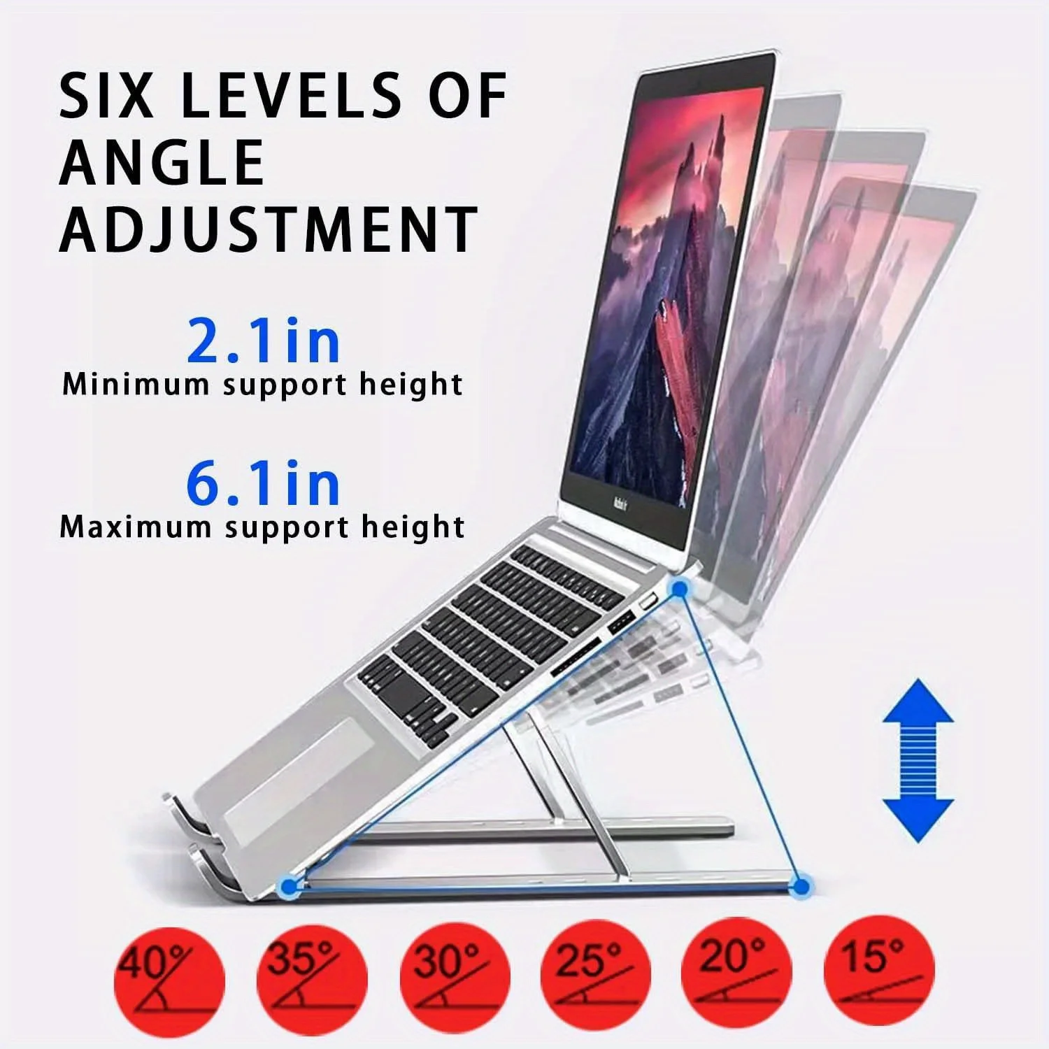 Verstelbare aluminium laptopst - Gaming Accessories Pink recensie en prijs