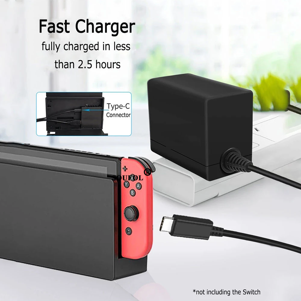 Wisselstroomadapter Oplader vo - Gaming Accessories Nintendo recensie en prijs
