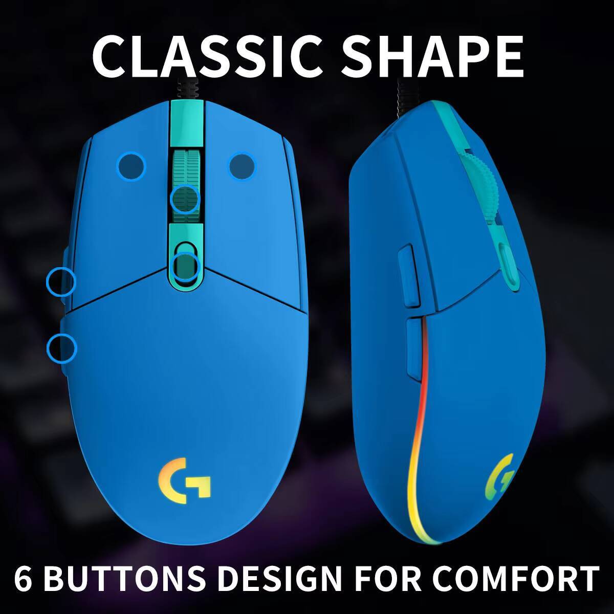 Logitech G203 Bedrade RGB Gami - Logitech Mouse G203 recensie en prijs