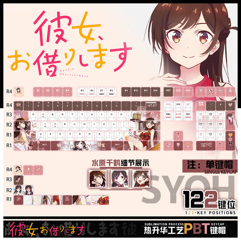 Rent-A-Girlfriend Anime Thema  - Gaming Accessories Rent recensie en prijs