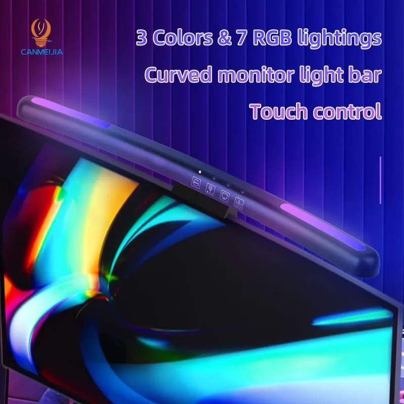 Gebogen Led Monitor Lichtbalk  - Gaming Accessories Led recensie en prijs